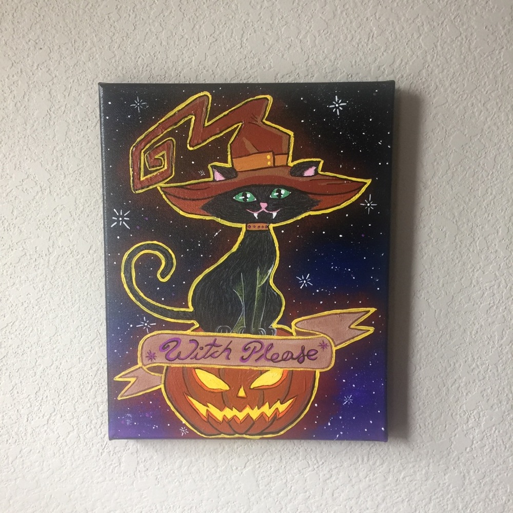 [Original Painting] ” Witch Please” - Picture 7 of 13